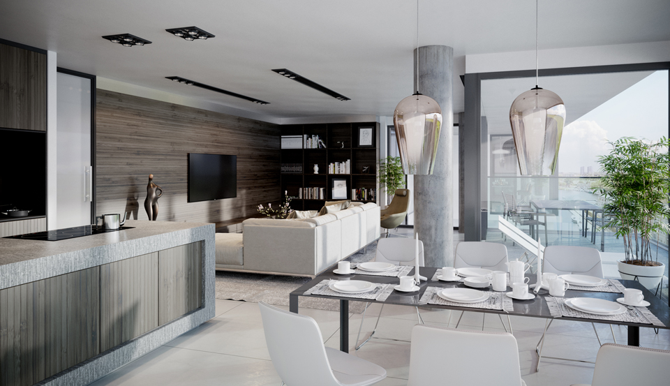 6 appartementen tot 116 m2