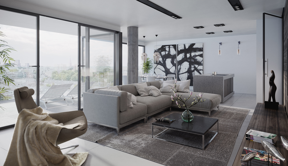 6 appartementen tot 116 m2